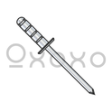 3/16X.118-.472  Steel Fix Large Rivet Zinc