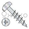 8-11X1 1/8  Phillips Pan Deep Thread Wood Screw 2/3 Thread Zinc Bake