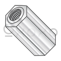 4-40X7/8  One Quarter Hex Female Standoff Brass Nickel