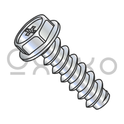 8-18X3/4  Phillips Indented Hex Washer Self Tapping Screw Type B Fully Threaded Zinc Bake