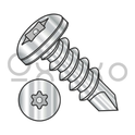 1/4-14X1  6 Lobe Pin-In Pan Head Security Screw SDS F/T 410 S/S Brite Hard Passivated