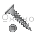 8-15X1 1/2  Square Drive Bugle Head Fine Thread Drywall Screw Black Phosphate