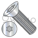 M3-0.5X16  ISO14581 Metric 6 Lobe Flat Machine Screw Full Thd Class8.8 Heat Treat Znc & Bak