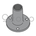 10-32X9/32  Weld Nut With Projections .750 Round Base Steel Plain