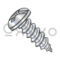 8-15X2 1/2  Combination (slot/phil) Pan Head Self Tapping Screw Type A Full Thread Zinc Bake
