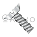 0-80X3/32  Slotted Flat Undercut Machine Screw Fully Threaded 18 8 Stainless Steel