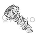 8-18X3/4  Phil Hexwasher Full Thread Self Drill Scr Zinc Bake 1000hours Salt Spray