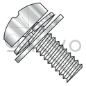 8-32X1/2  Phillips Pan Split Lock & Narrow Flat Washer Sems Full Thrd 18 8 Stainless Steel