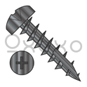 10-9X5/8  Phillips Pan Deep Thread Screw Type 17 point Full Thread Black Oxide and Oil