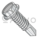 10-24X3/4  Unslotted Hexwasher Self Drilling Screw Full Thread 18-8 Stainless Steel