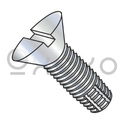 10-32X1/2  Slotted Flat Thread Cutting Screw Type F Fully Threaded Zinc