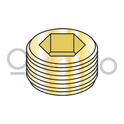1/4  Dry Seal Socket Pipe Plug Brass
