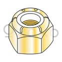 4-40 NM  Nylon Insert Hex Lock Nut Zinc Yellow