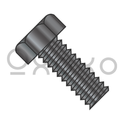 10-24X2  Unslotted Indented Hex Head Machine Screw Fully Threaded Black Oxide