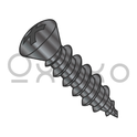 8-18X1  Phillips Oval Self Tapping Screw Type A B Number Six Head Fully Thrd Black Oxide