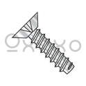 4-24X1/2  Phillips Flat Undercut Self Tapping Screw Type B Fully Threaded 18 8 Stainless