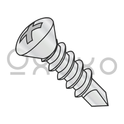 10-16X1  Phil Oval Self Drill Screw Full Thread Zinc Nickel Bake 1,000 hours Salt Spray