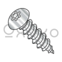 8-15X3/8  6 Lobe Pin-In Button Head Security STS Type A F/T 18-8 Stain Steel Passivated