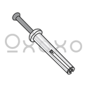 1/4X3/4  Mushroom Head Hammer Drive Anchor Zinc
