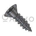 8-15X1 1/2  Square Flat Self Tapping Screw Type A Fully Threaded Black Oxide & Oil