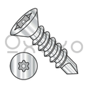 10-16X2 1/2  6 Lobe Pin-In Flat Head Security Screw SDS F/T 410 S/S Brite Hard Passivated