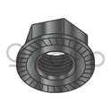 3/8-16  Serrated Flange Hex Lock Nuts Case Hardened HR15N 78/90 Black Oxide