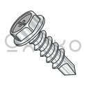10-16X1  Phillips Hex Washer Full Thread Self Drilling Screw 18 8 Stainless Steel