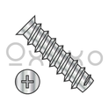 M6.3X7.5  Metric Phil Flat 7.0-7.3HD OD European Drawer Slide Screw Full Thd Bright Nickel