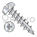 6-13X1/2  Phillips Pan Deep Thread Wood Screw Type 17 Full Thread Zinc Bake