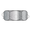 1 1/2-6  Finished Hex Nut Tapped Oversized Galvanized