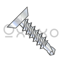 10-16X2  Phillips Flat Undercut Full Thread Self Drilling Screw Zinc and Bake