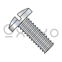 8-32X3/16  Slotted Binding Undercut Machine Screw Fully Threaded Zinc
