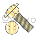 5/8-11X10  Carriage Bolt Grade 8 Fully Threaded Zinc Yellow