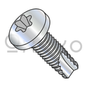 5/16-18X2  Six Lobe Pan Thread Cutting Screw Type 23 Fully Threaded Zinc And Bake