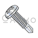 1/4-20X 1 1/2  Phillips Pan Full Thread Self Drilling Screw Zinc And Bake