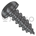 10-12X3/4  Phillips Pan Self Tap Screw Type A Full Thread 18 8 Stainless Steel Black Ox