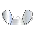 M5-0.8  Metric Cold Forged Wing Nut Zinc