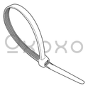 08.0-18LB  Cable Tie Natural Nylon 6/6