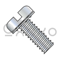 10-32X5/8  Slotted Pan Internal Sems Machine Screw Fully Threaded Zinc & Bake