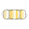 3/8-16  Finished Hex Nut Zinc Yellow