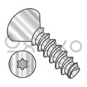 6-19X3/8  6 Lobe Flat Plastite Alternative 48-2 Full Thrd 18 8 Stainless Stl Passivate Wax