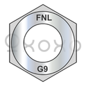 3/8-24  Fine Thread Thick Hex Nut Grade 9 EcoGuard Gray/Silver 1,000 Hr Cor
