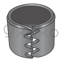 2.0X1.75X1.5  Tension Bushing Type 3 6150 Spring Steel Through Hardened and Tempered Plain