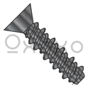 8-18X1/2  Phillips Flat High Low Screw Fully Threaded Black Zinc And Bake