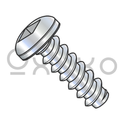 10-16X1/2  Square Pan Self Tapping Screw Type B Fully Threaded Zinc And Bake