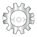 M2  Din 6797 A Metric External Tooth Lock Washer A2 18 8 Stainless Steel