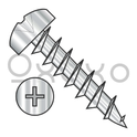 6-13X3/4  Phillips Pan Deep Thread Wood Screw Full Threaded 410 Stainless Bright Hardened