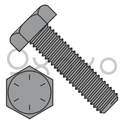 5/8-11X4 1/2  Hex Tap Bolt Grade 8 Fully Threaded Plain