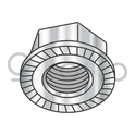5/16-18  Serrated Flange Hex Lock Nuts 18 8 Stainless Steel