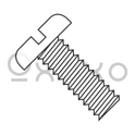 4-48X1/4  Slotted Pan Machine Screw Fully Threaded Nylon